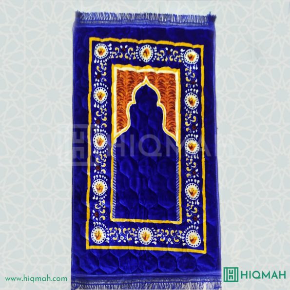 Hiqmah – Premium Foam Prayer Mat – Blue – 2
